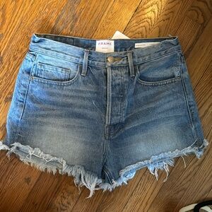 Frame denim shorts